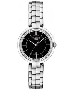 Tissot Flamingo Black Dial Stainless Steel Women's Watch T09421011051, Model T094.210.11.051.00
