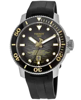 Tissot Seastar 2000 Professional Grey Dial Rubber Strap Men's Watch T12060717441