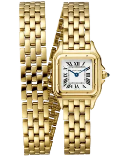 Cartier Panthere de Cartier Small Silver Dial Yellow Gold Women's Watch, Model WGPN0013