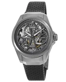Brand New Authentic Oris Big Crown ProPilot Calibre 115 Men's Watch, Titanium Case with Black Leather Strap