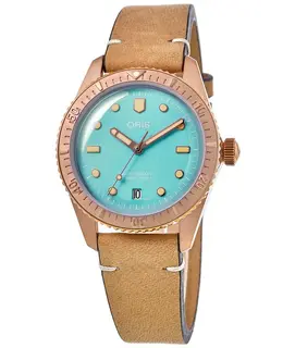 Oris Divers Sixty-Five Candy Blue Dial Bronze Case Unisex Watch 01 733 7771 3155-07 5 19 04br