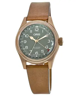 Oris Big Crown Pointer Date 80th Anniversary Bronze Green Dial Men's Watch 01 754 7741 3167-07 5 20 58br