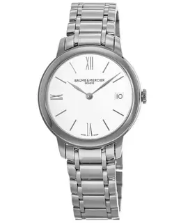 Baume & Mercier Classima Quartz White Dial Stainless Steel Women's Watch 10335