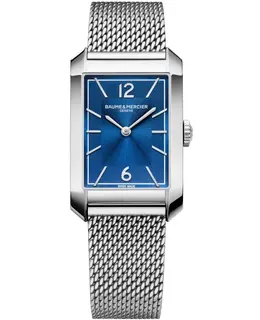 Baume & Mercier Hampton Quartz Blue Dial Steel Men's Watch 10671