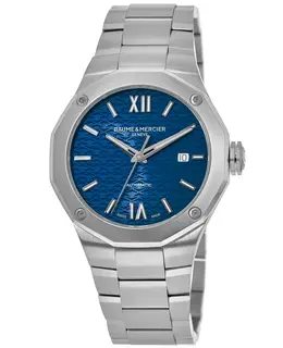 Baume & Mercier Riviera Blue Dial Steel Women's Watch 10679 m0a10679