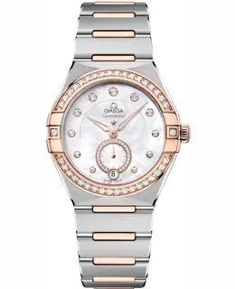 Omega Constellation Co-Axial Master Chronometer Mother of Pearl Dial Steel Women's Watch 131.25.34.20.55.001