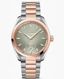Omega Seamaster Aqua Terra 150m Master Co-Axial Light Green Dial Steel Women's Watch Model 220.20.38.20.10.001