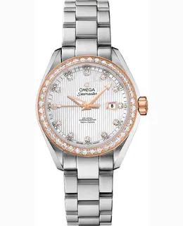 Omega Seamaster Aqua Terra Diamond Bezel Women's Watch 231.25.34.20.55.003