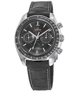 Brand New Authentic Omega Speedmaster Chronograph Co-Axial Master Chronometer Moonphase Tachymeter Black Dial Men's Watch Model 304.33.44.52.01.001