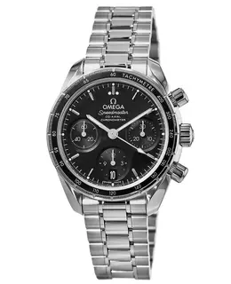 Omega Speedmaster Co-Axial Chronograph 38mm Black Dial Steel Unisex Watch