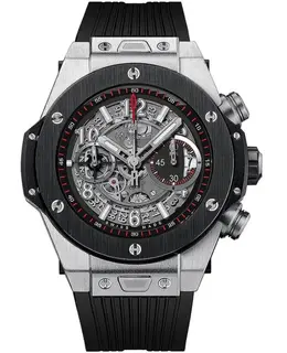Hublot Big Bang Titanium Automatic Skeleton 45mm Men's Watch 411.nm.1170.rx