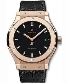 Hublot Classic Fusion Automatic Rose Gold Black Dial Men's Watch 511.ox.1181.lr
