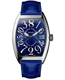 Franck Muller Cintree Curvex Crazy Hour Blue Dial 8880CHACBL Men's Watch