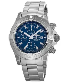 Breitling Avenger Chronograph 43 Blue Dial Stainless Steel Men's Watch a13385101c1a1