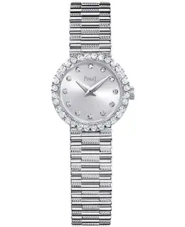 Piaget Tradition Silver Dial Diamond White Gold Women's Watch g0a42047
