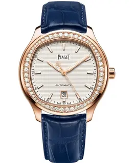 Piaget Polo G0A44010 White Dial Diamond Rose Gold Automatic Watch