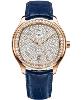 Piaget Polo Diamond Dial Rose Gold Watch Model G0A44011