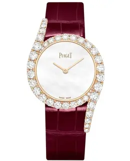 Piaget Limelight Gala Mother of Pearl Dial Diamond Rose Gold Case Women's Watch Model G0A45161