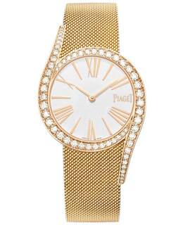 Piaget Limelight Gala Silver Dial Diamond Rose Gold Women's Watch g0a45213