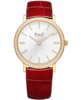 Piaget Altiplano Silver Dial Diamond Rose Gold Women's Watch Model G0A45406