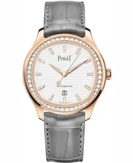 Piaget Polo Date G0A46023 - White Dial Diamond, Rose Gold Case