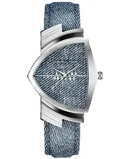 HAMILTON VENTURA QUARTZ BLUE DIAL FABRIC STRAP H24411941