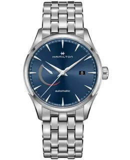 HAMILTON JAZZMASTER POWER RESERVE AUTO BLUE DIAL H32635141