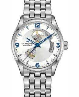 Hamilton Jazzmaster Open Heart Silver Dial Steel Men's Watch h32705152