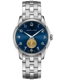 Hamilton Jazzmaster Thinline Small Second Quartz Blue Dial Stainless Steel Men's Watch Model H38411940