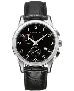 Brand New Authentic Hamilton Jazzmaster Thinline Chrono Quartz Men's Watch Model H38612733
