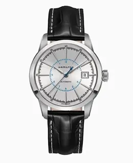 Hamilton American Classic Railroad Auto Grey Dial Stainless Steel Men's Watch h40555781