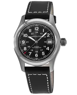 Hamilton Khaki Field Auto H70455733 - Men's Black Dial Automatic Wristwatch