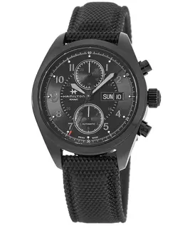 Hamilton Khaki Field Auto Chrono Full Black Men's Watch Model H71626735