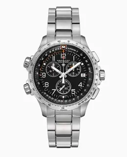 HAMILTON KHAKI AVIATION X-WIND CHRONO QUARTZ GMT H77912135