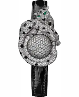Authentic Cartier Joaillere Panthere White Gold Diamond Watch Model HPI00773