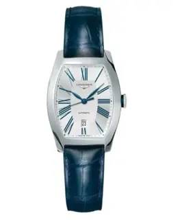 Longines Evidenza Automatic Silver Dial Leather Strap Women's Watch Model L2.142.4.70.2