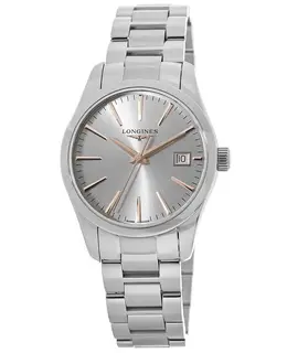 Longines Conquest Classic Silver Dial Stainless Steel Women's Watch l2.386.4.72.6