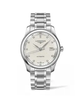 Longines Master Collection Automatic L2.793.4.77.6 Men's Watch - Silver Diamond Dial, Stainless Steel Case