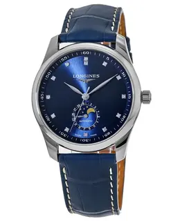 Longines Master Collection Automatic Mens Watch, Blue Dial, Article: L2.909.4.97.0