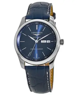 Longines Master Collection Men's Watch L2.910.4.92.0/L29104920 Automatic Day-Date Blue Dial