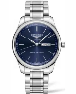 Longines Master Collection Automatic Watch Blue Dial Stainless Steel Men's Model L2.920.4.92.6