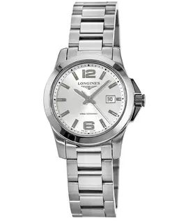 Longines Conquest L3.376.4.76.6 - Silver Dial Quartz Watch