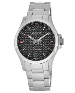 Longines Conquest V.H.P., Black Dial Steel Men's Watch Model L3.728.4.66.6