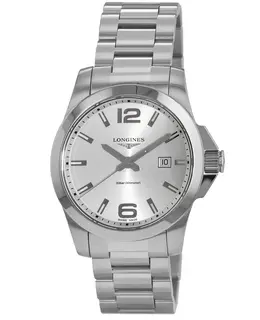 Longines Conquest Quartz Silver Dial Men's Watch l3.760.4.76.6