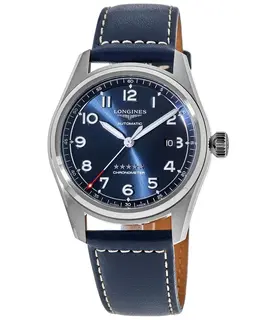 Longines Spirit L3.811.4.93.0 Men's Blue Dial Automatic Stainless Steel Strap Watch