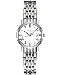 Longines Elegant Collection White Dial Stainless Steel Women's Watch l4.309.4.11.6