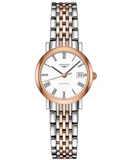 Longines Elegant Automatic White Dial Stainless Steel Women's Watch L4.309.5.11.7