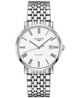 Longines Elegant Collection White Dial Stainless Steel Men's Watch l4.910.4.11.6