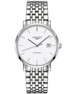 Men's Longines Elegant Automatic Silver Dial Watch Model L4.910.4.12.6