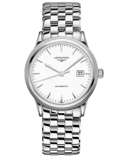Longines Flagship Automatic White Dial Stainless Steel Unisex Watch l4.984.4.12.6